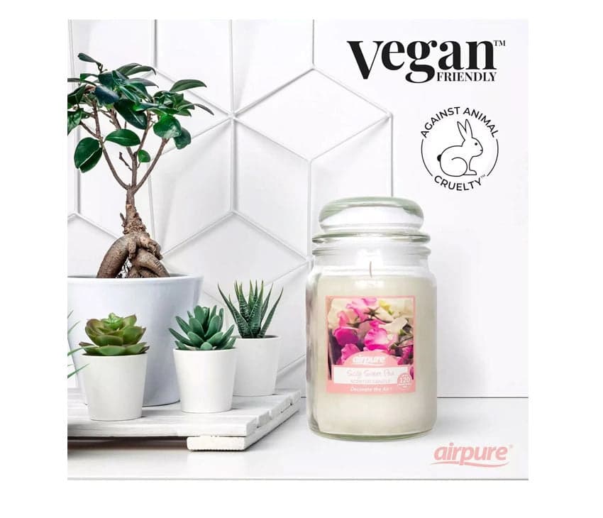 Airpure Sicily Sweet Pea Scented Jar Candle - 510gm hover