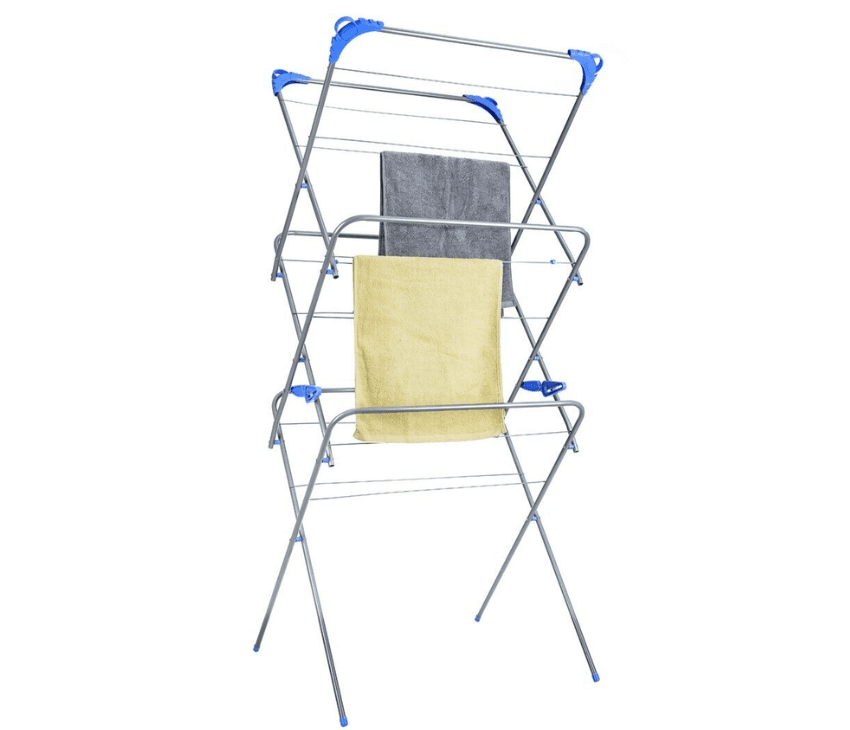 Foldable Clothes Airer With  3-Tier, Perfect For Indoor/Outdoor Use-Houszy®