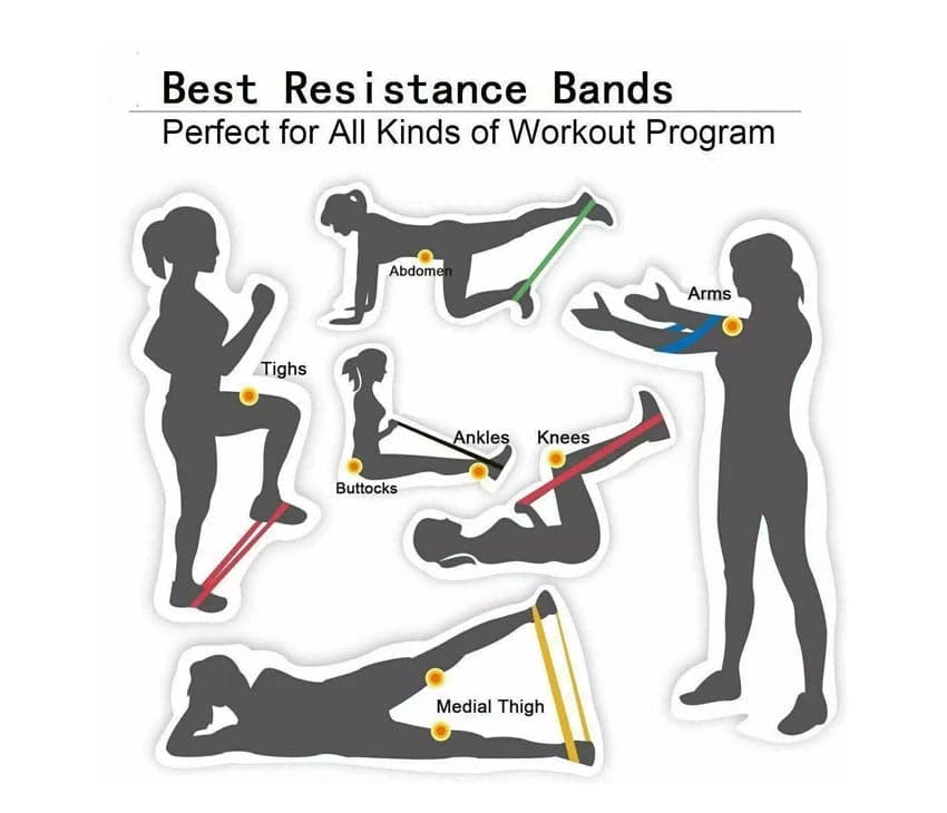 Stretchaband Resistance Bands for Pilates & Yoga to Help Achieve Fitness, Toning and Flexibility hover