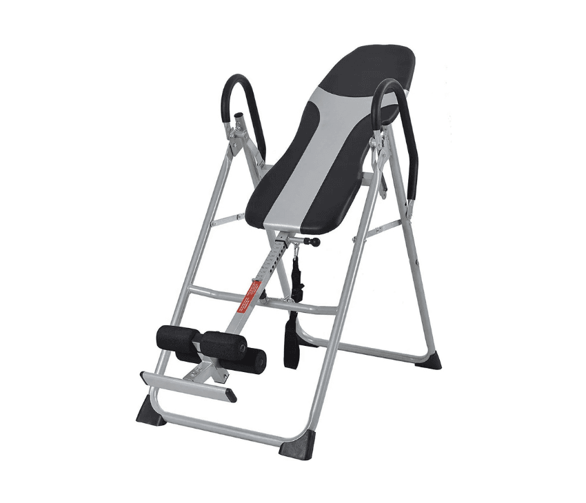 Inversion Table with Adjustable Protective Belt for Safe Back Decompression