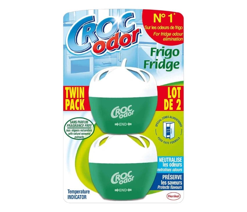 Croc Fridge Deodoriser Twin Packs - Odor Absorbing & Freshening