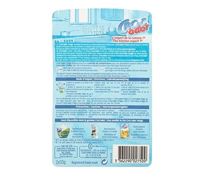 Croc Fridge Deodoriser Twin Packs - Odor Absorbing & Freshening hover