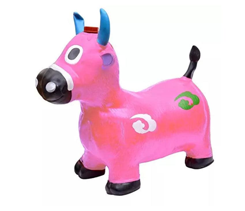 Cow Inflatable Bouncy Animal Hopper for Toddlers - Birthday Gift for Boys & Girls