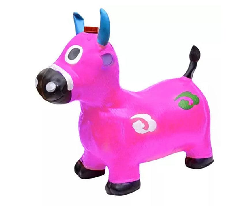 Cow Inflatable Bouncy Animal Hopper for Toddlers - Birthday Gift for Boys & Girls
