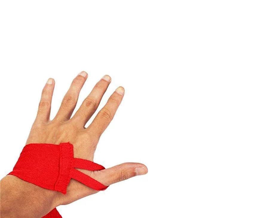 Boxing Hand Wraps - Wrist & Fist Bandages for MMA & Martial Arts (Blue, Black, Red)