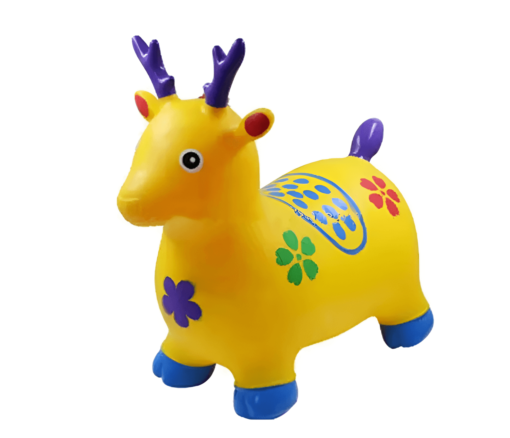 Deer Inflatable Animal Hopper for Toddlers - Bouncy Ride-on Toy for Girls & Boys