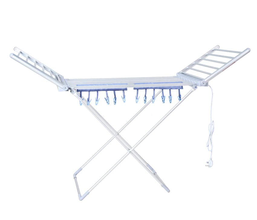 Electric Clothes Dryer With 20 Heated Bars- 230W | 12-Clothes Pegs+ Rack Cover-Houszy® hover