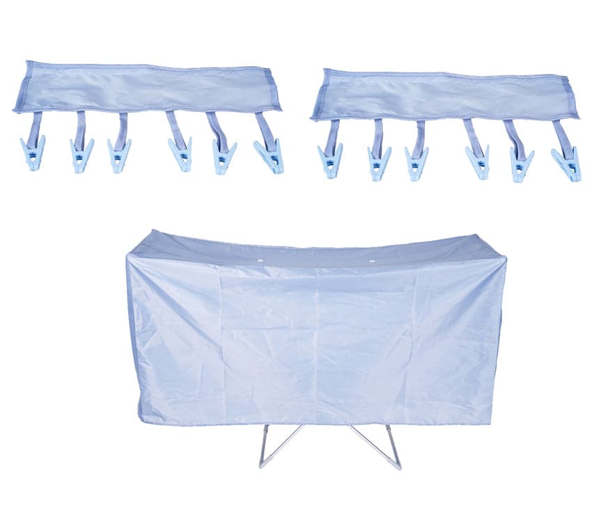Electric Heated Folding Clothes Dryer Airer With Cover, 230W Energy-Efficient 20 Rails Indoor Airer, Wet Laundry Drying Rack-Houszy®