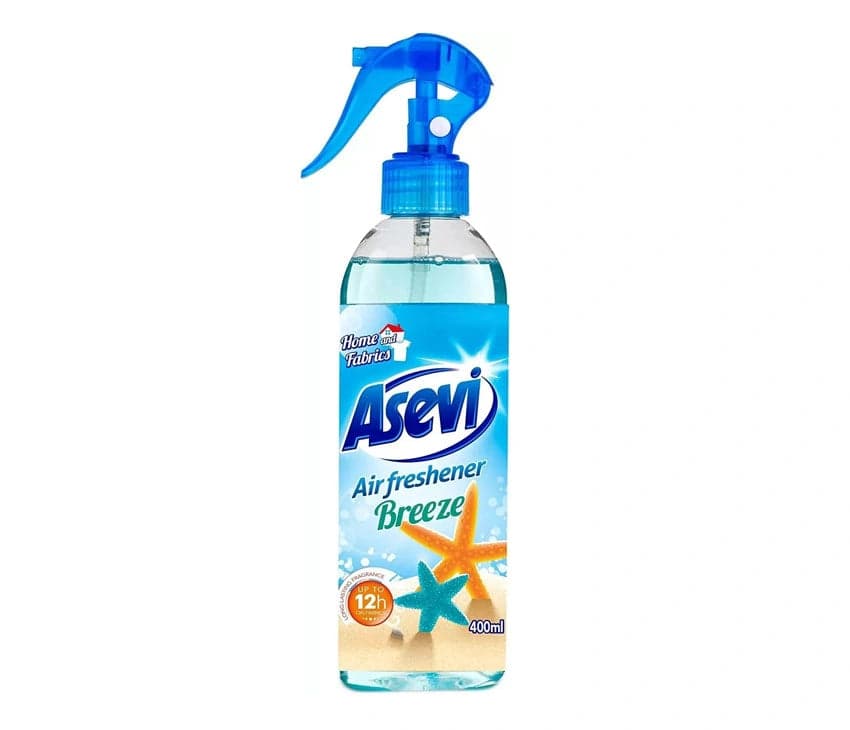 Asevi Air Freshener Spray Room and Fabric Freshener Breeze 400ml