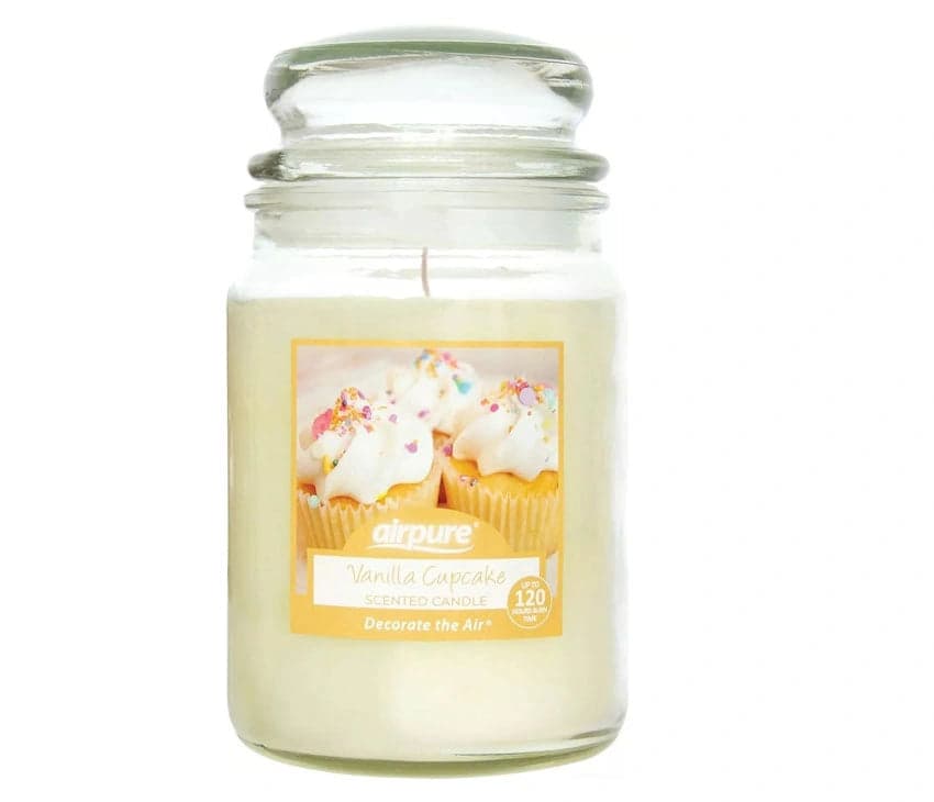 Airpure Vanilla Cupcake Large Jar Candle 510G
