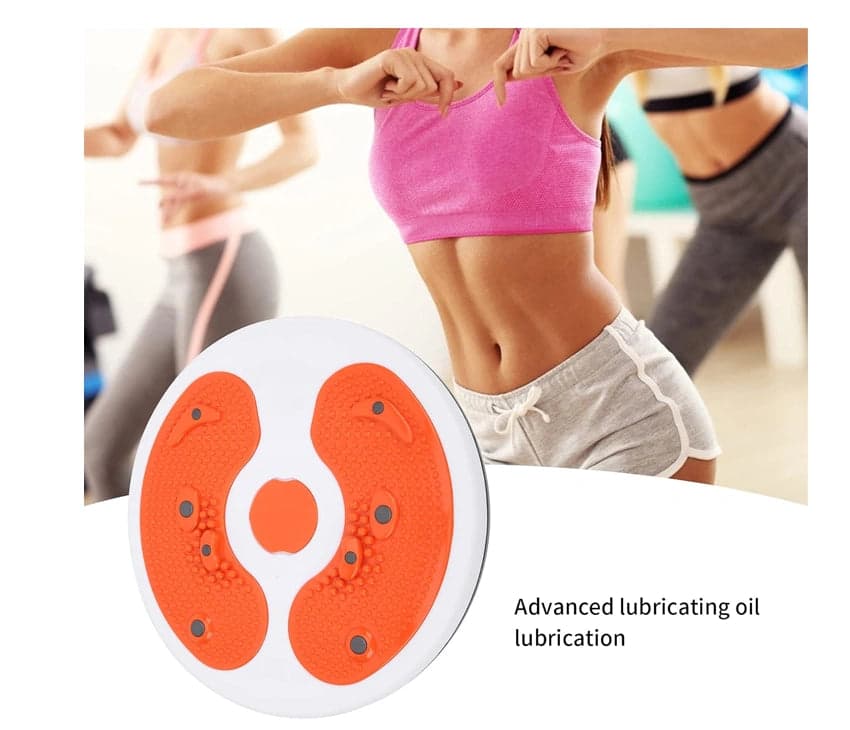 Training Twist Board, Indoor Training Massage Twist Board Waist Exercise Twisting Disc with Magnetic for Workout Fit hover