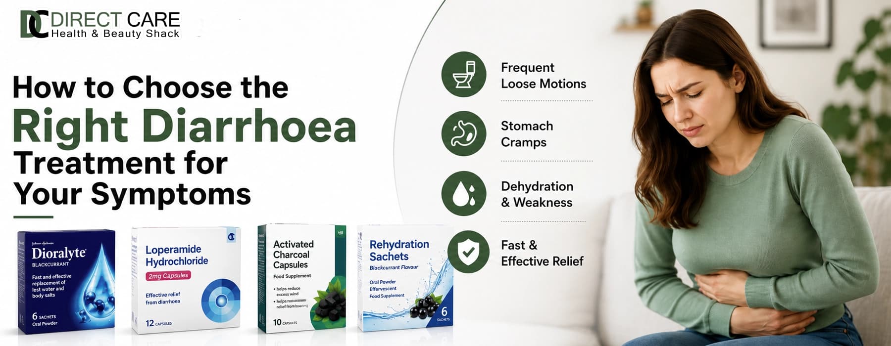 How to Choose the Right Diarrhoea Treatment for Your Symptoms