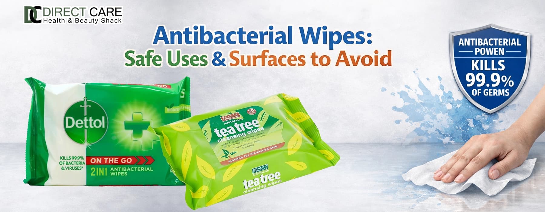Antibacterial Wipes: Safe Uses and Surfaces to Avoid